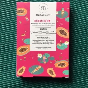 5 pack Beautaniq beauty radiant glow sheet masks